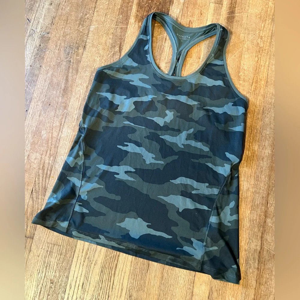 ATHLETA CAMO TANK - Picture 1 of 3
